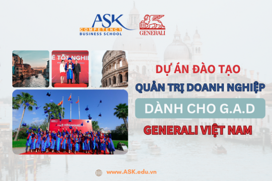 DỰ ÁN ĐÀO TẠO "QUẢN TRỊ DOANH NGHIỆP" DÀNH CHO G.A.D GENERALI