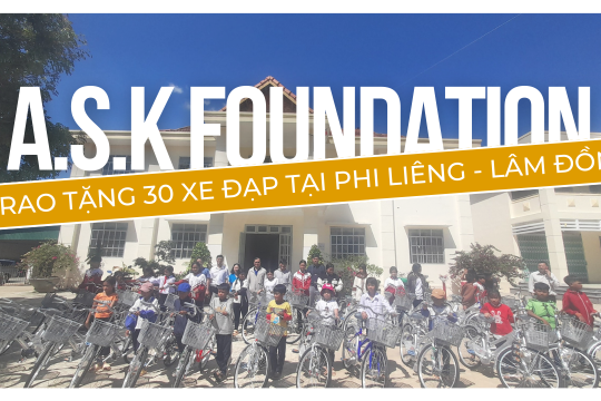 TRAO 30 XE ĐẠP TẠI PHI LIÊNG - LÂM ĐỒNG T03.2024